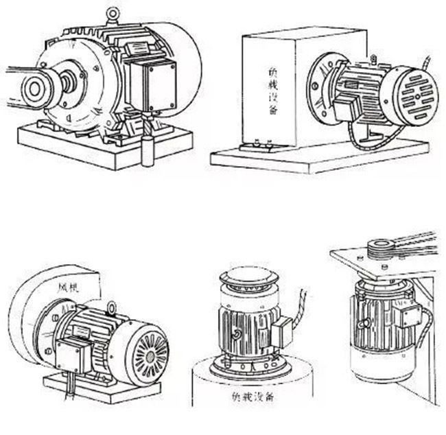 西安泰富西瑪電機(jī)常用的安裝方式及其參數(shù)說明。